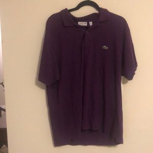 Lacoste Purple Polo